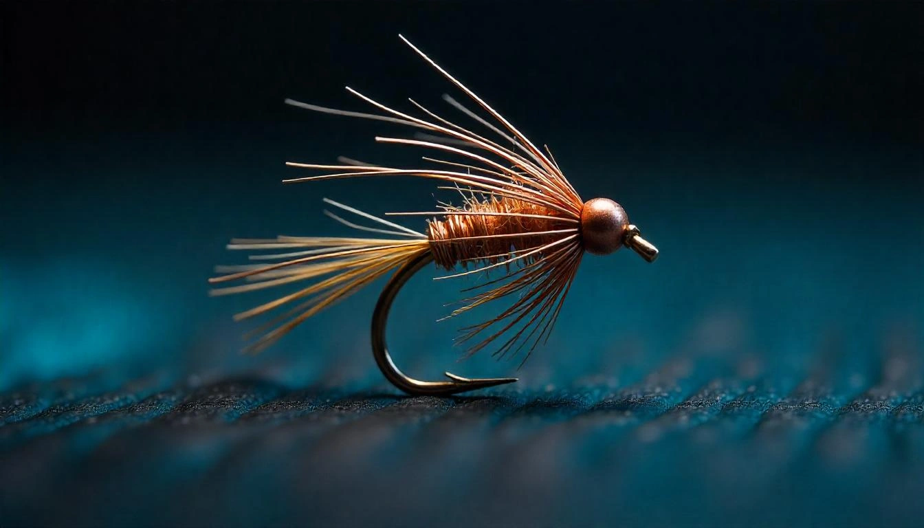 fly tying copper wire used for ribbing and weighting a fly pattern